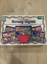 Listening Lotto Nursery Rhymes Game Boards Tokens Audio CD 1-12 Player Sealed 4+