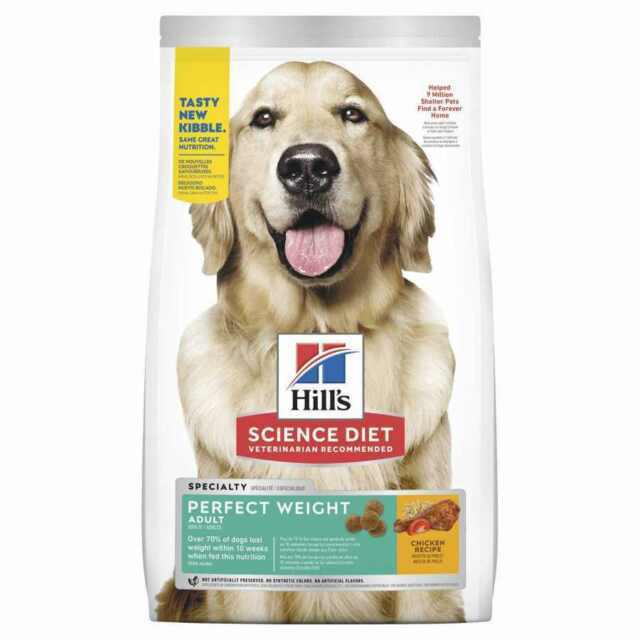 Hill's Science Diet Adult Perfect Weight Chicken Recipe Dry Dog Food 25lb