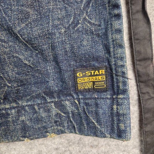 G-Star Raw Denim Apron Pocket Hanging Neck Cooking Kitchen Baking Bar Cafe Chefs - Picture 3 of 13