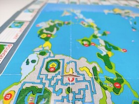 Final Fantasy 1990 Nintendo NES World Map / Enemy Chart NES-FF-USA(B)