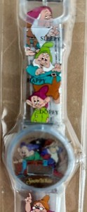 Vintage Disney Snow White 7 Dwarfs Digital Watch In Sealed Package New Old Stock