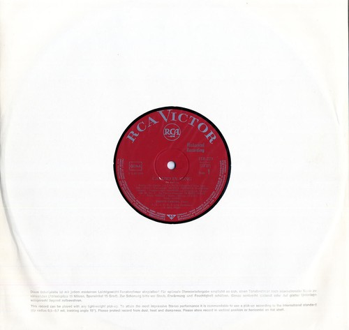 CARUSO In Song BOVIO GASTALDON TCHAIKOVSKY FLAVIIS TOSTI BUZZI RCA HR-223 TelDec - Picture 3 of 3