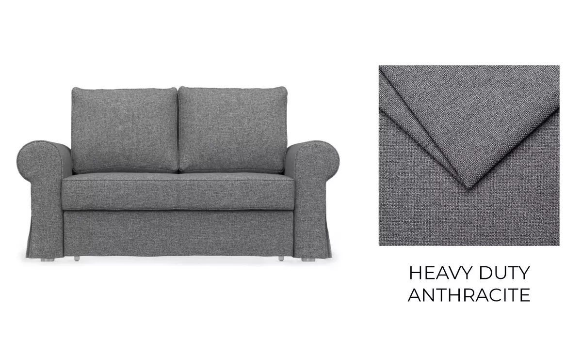 BACKABRO 2 Seat IKEA Sofa Bed Cover Heavy Duty Anthracite eBay