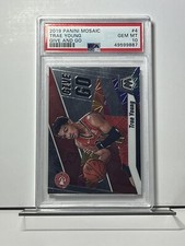TRAE YOUNG 2019 PANINI MOSAIC PSA 10 GIVE AND GO BASKETBALL CARD ATLANTA HAWKS