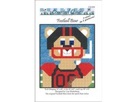 Counted Quilts Football Bear Quilt Ptrn on sale Counted Quilts Football Bear Quilt Ptrn on sale