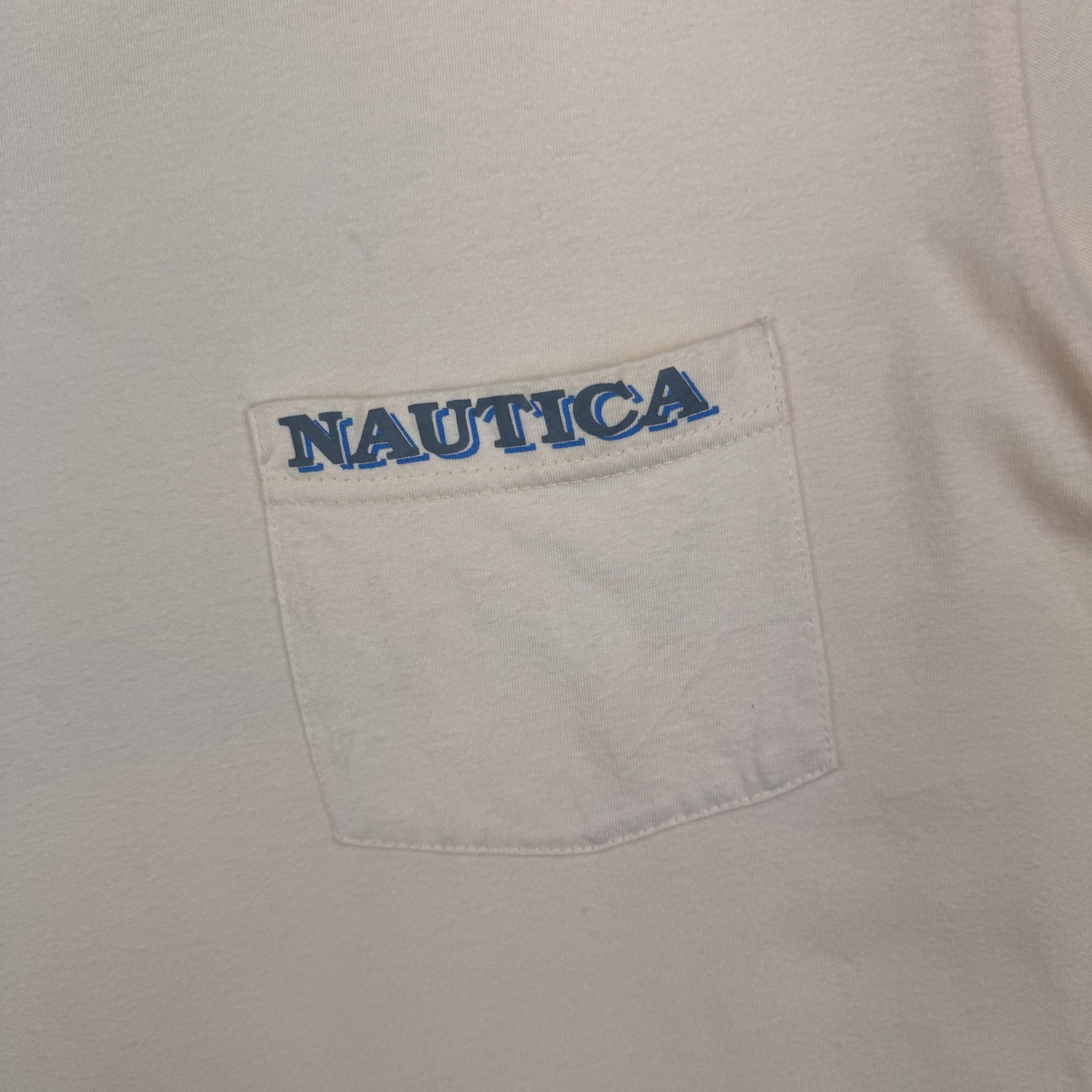 Nautica Graphic Single Stitch T-Shirt Yellow Men's Extra Large image 4