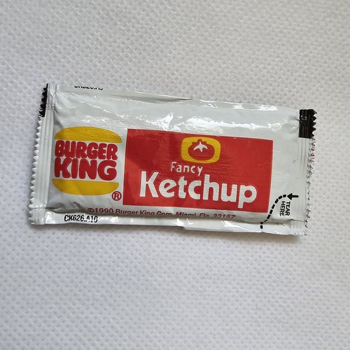 1990 Burger King Un-Opened Fancy Ketchup Catsup (RARE) Vintage | eBay