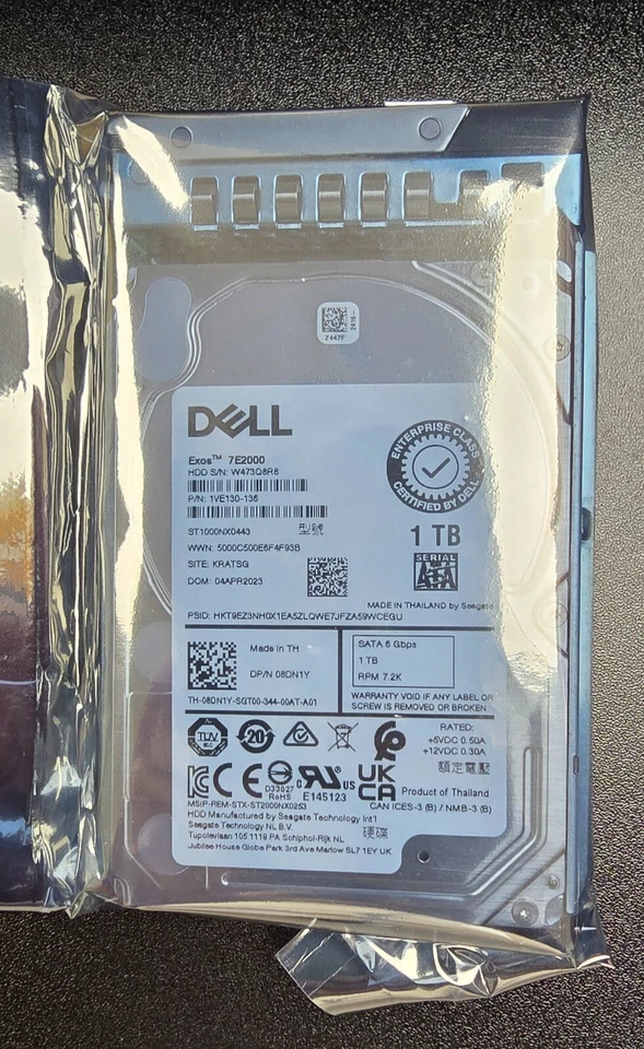 2.5 INCH SATA HDD 1TB 6GBPS - Image 3 of 4