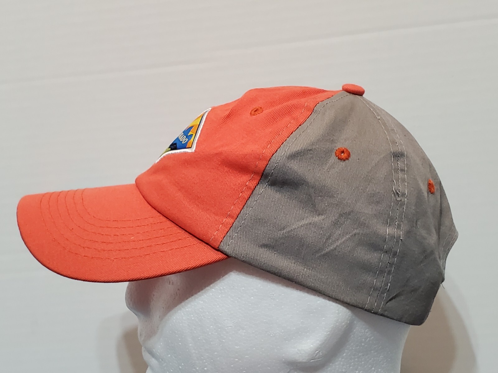 Colorado Patch Hat Cap Orange Logo Adjustable OSF… - image 4