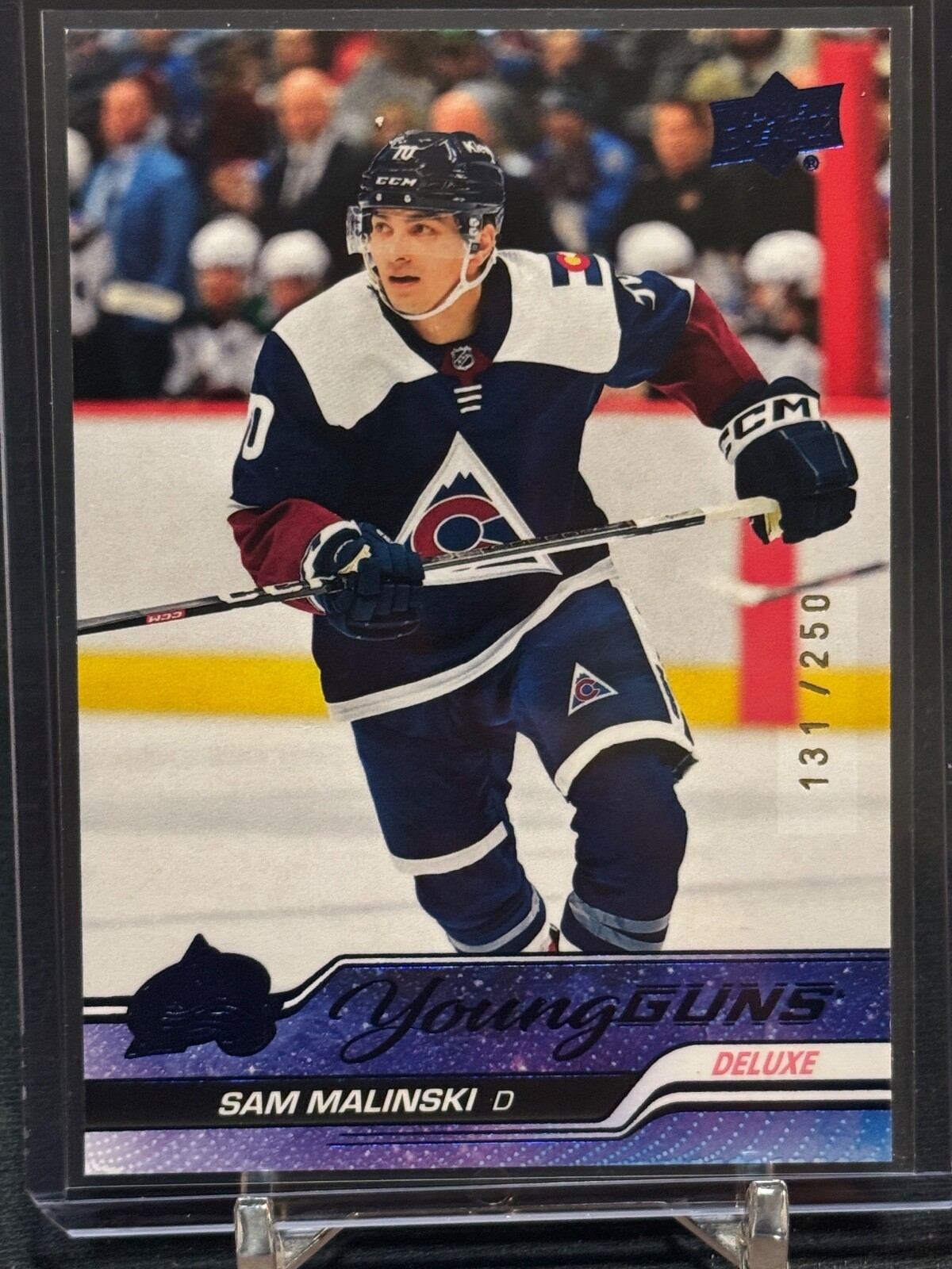 2023-24 Upper deck Extended Young Guns Deluxe #716 Sam Malinski! #131/250
