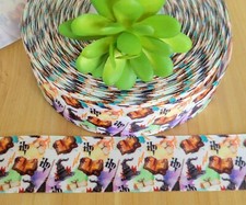 7/8 1.5 " 1 YD Harry Potter Grosgrain Ribbon Wizard Hair Bow Lanyard Crafts