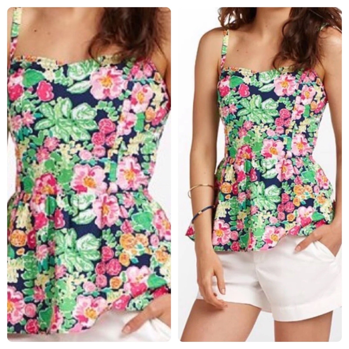 lilly pulitzer peplum top