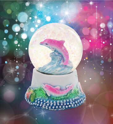 CoTa Global Axolotl Snow Globe Decor - Beautiful Sparkling Glitter Snow Globe Axolotl Figurine Table Top Snow Globe Decor Snow Globe Axolotl Animal Fig