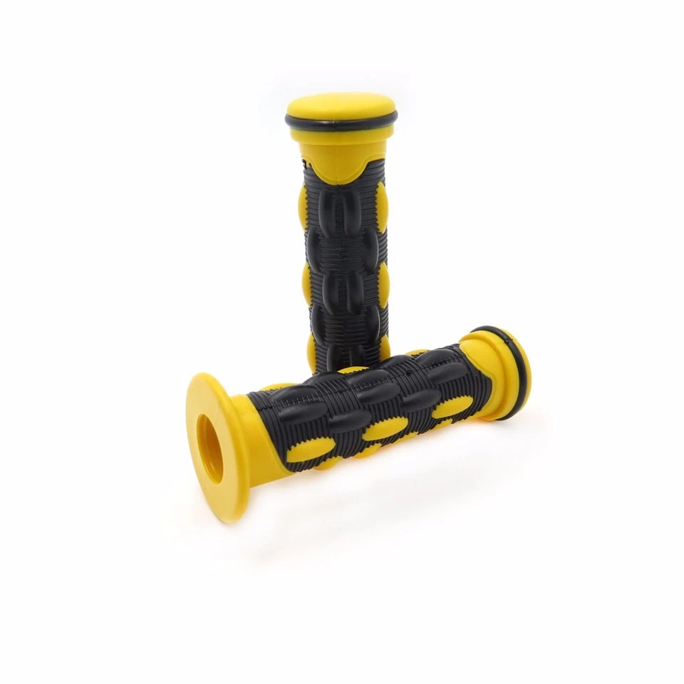 Empuñaduras de gel amarillo confort 25 mm 1" para moto deportiva moto ATV KTV Honda CB Foto 2 de 4