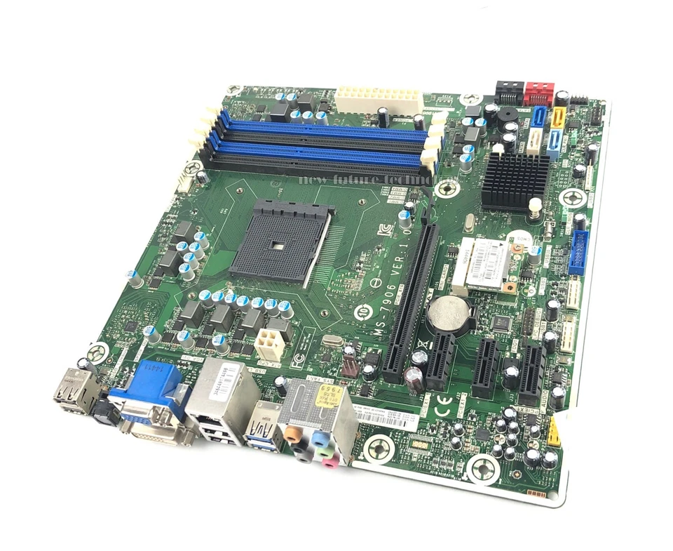 HP AMD A75 Motherboard MS-7906 Socket FM2 DDR3 MicroATX DVI HP 747512-001 - Image 2 of 4