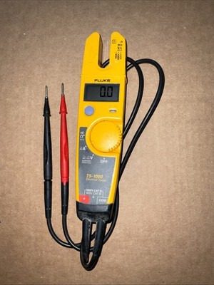 Fluke T5-1000 Voltage Continuity Current Electrical Tester Used W/ LEDS