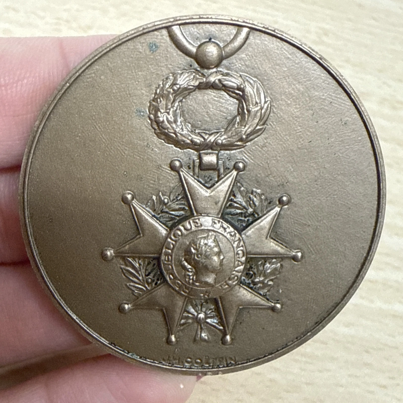 Médaille 1922 Société D’Entraide De La Légion D’Honneur 1972 En Bronze