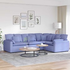 Modulares Sofa mit Kissen Stoff modulare Couch modernes Sofa Sofa Stoff vidaXL