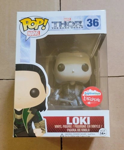Funko Pop! Vinyl: Marvel's The Dark World Loki Black & White #36 Fugitive Toys