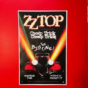 ZZ TOP + CHEAP TRICK 2026 Concert Promo 11x17 Street Poster.  Washington