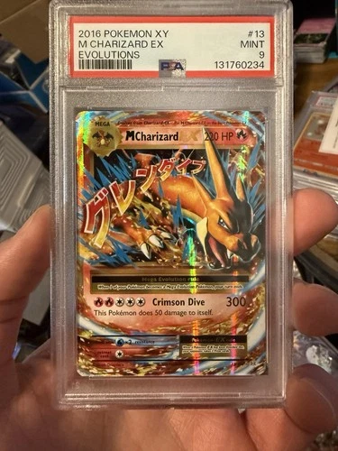 PSA 9 M Charizard EX #13 XY Evolutions 2016 Pokemon MINT 13/108