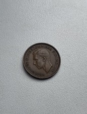 1946 George VI Head Farthing Coin - Good Condition