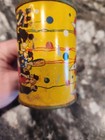 TC Noise Maker Tin Litho Barrel Shape New Years Eve Clowns Wood Handle VTG USA — photo 5