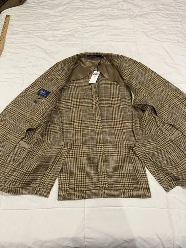 Polo Ralph Lauren RL67 Glen Plaid Jacket Summer Tweed 44R NWT image 7