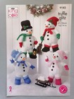 Snowmen Toy Knitting Pattern, 2 sizes 36-41cm, 12ply - King Cole 9182