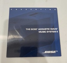 Bose Acoustic Wave Music System II- Owners Demonstration Disc Factory Sealed NEW