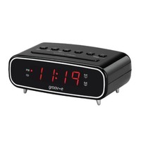Groov-e Rise FM Alarm Clock Radio Black - GVCR05BK