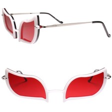 One Piece Donquixote Doflamingo Inspired Cosplay Costume Anime Blue Sun Glasses