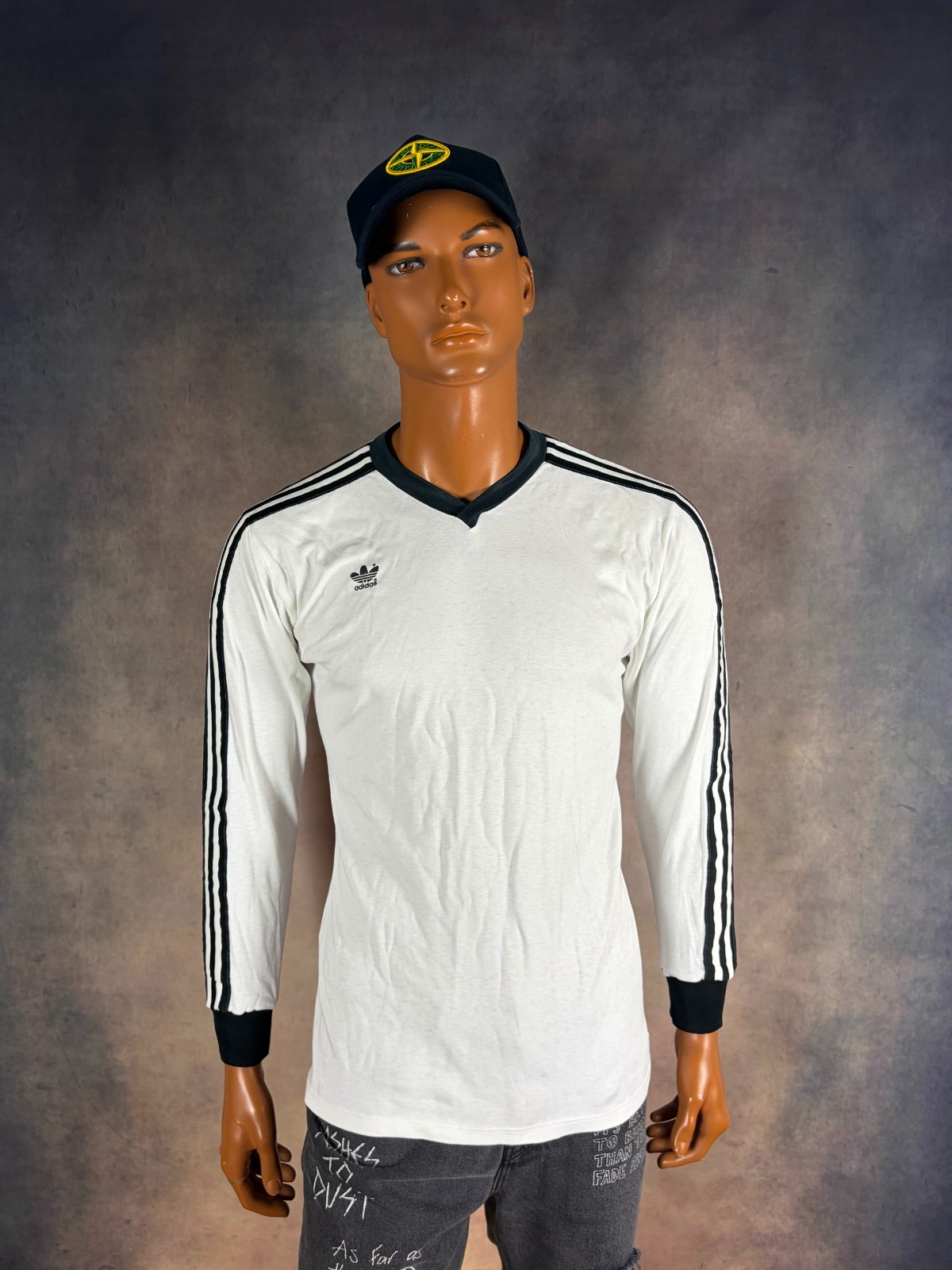 NEW Vintage 1990 Adidas USSR Tbilisi Football Germany Jersey White Black Size M