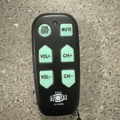 Universal Big Button TV Remote - EasyMote | Backlit, Easy Use, Smart, Learning. 