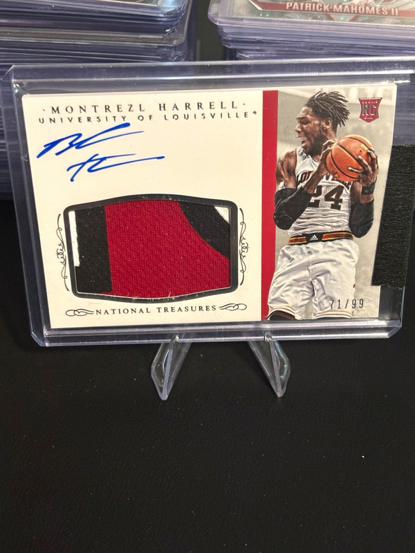 2015 Panini National Treasures Montrezl Harrell RC Auto Patch #366 /99