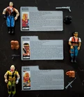 GI JOE Mercer, Red Dog, Taurus (Sgt. Slaughter's Renegades), 100% Complete, 1987