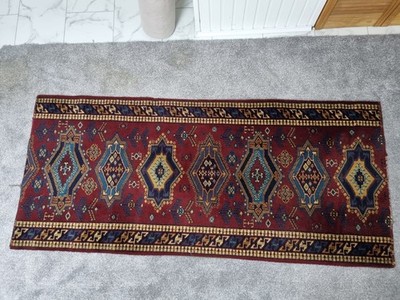 Alter Läufer Teppich Kelim