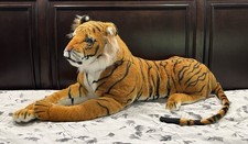 Melissa  Doug Large Bengal Tiger Plush Stuffed Animal Toy 60  Long.