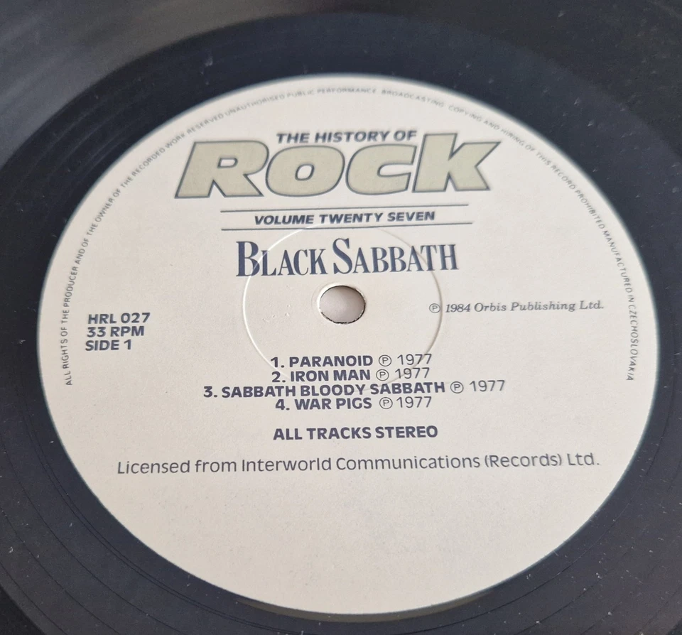 THE HISTORY OF ROCK VOL.27 SABBATH/OZZY D.PURPLE MOTT W.ASH 2LP VINYL EX/NM/NM  - Image 4 of 4