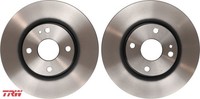 2X Bremsscheibe TRW DF6793 2 Bremsscheiben Vorderachse Vorne FüR Mazda