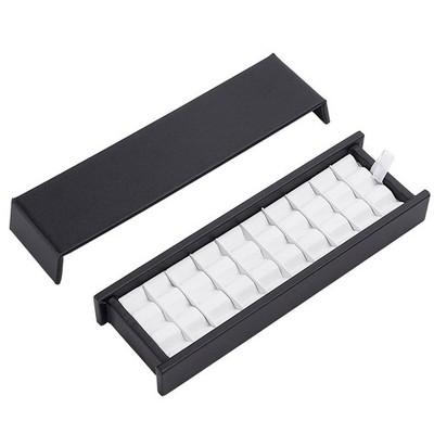 Gems Storage Container 30 Grids Diamond Show Case Crystal Display Case Gem Di...
