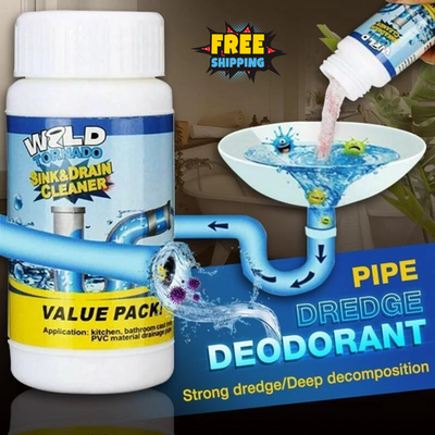#ad Fast Drain Remover Hot Sink Pipe Dredge Quick Foaming Cleaner 3.9 oz 110 g $20.99