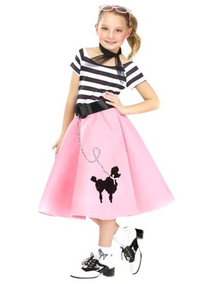 50's Girl Poodle Skirt Costume California Costumes Girls 50'S