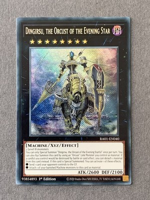 Yu-Gi-Oh! - Dingirsu, The Orcust Of The Evening Star - RA01 - Secret Rare - NM