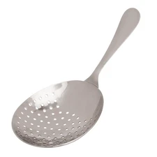 HIC Kitchen Bar Julep Bar Strainer, 18/8 Stainless Steel Julep Strainer