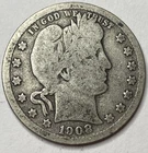 1908 D - Barber Quarter - Fine - Exact Coin Imaged #BAR131