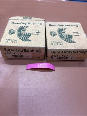 SDS X 1-1/4'' S WOOD'S SURE-GRIP BUSHINGS NIB FAST   Shipping + Warranty