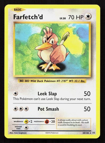 FARFETCH'D 68/108 Pokemon EVOLUTIONS