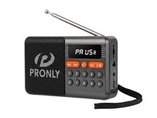 FM Radio, Digital FM Radio with Bluetooth, USB-C Rechargeable Small Portable ...