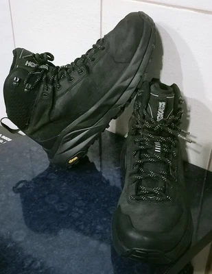 Men Hoka Boots Black Leather 43 - Bild 1 von 4